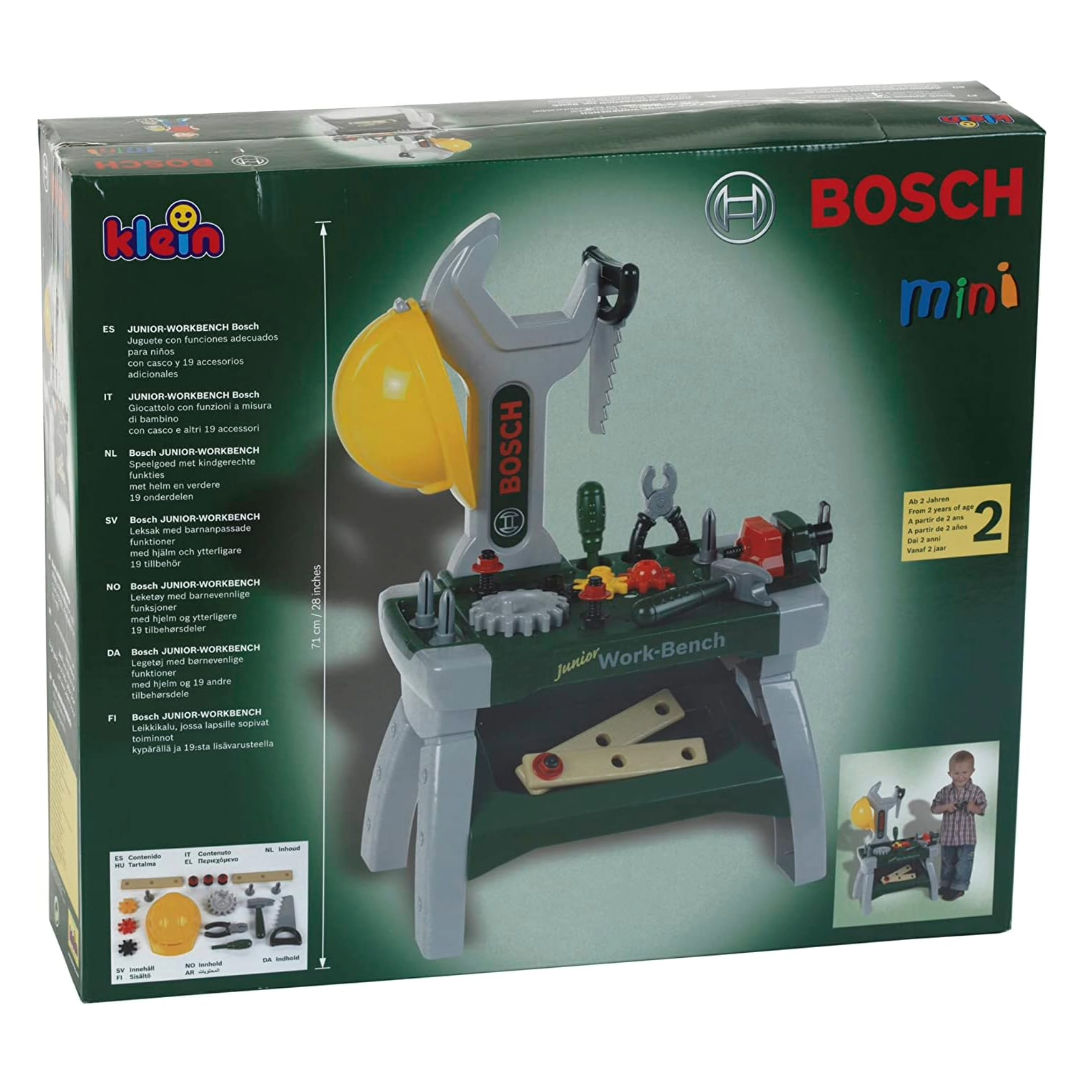 Bosch Mini Junior Workbench Pretend Play Toy, 2+ years