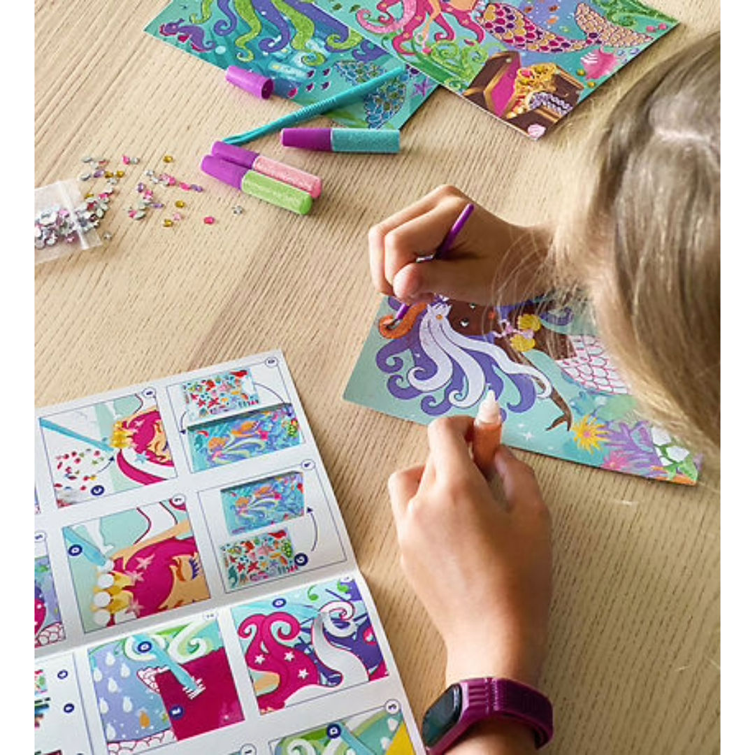 Box CanDIY Totally Mermaids Sand and Foil Art Set, 6+ years