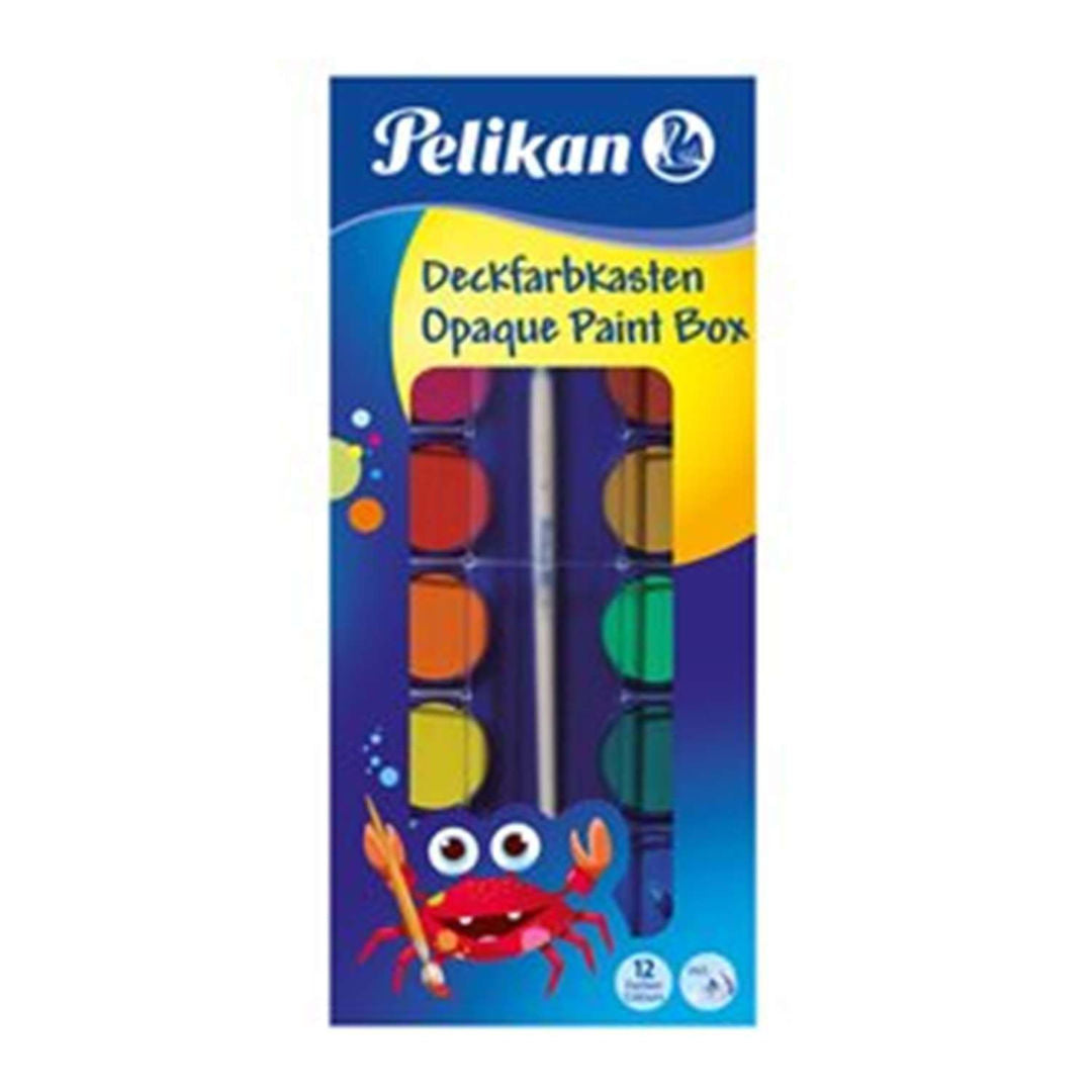 Pelikan Opaque Paint Box, 12 Colors, F335-12T