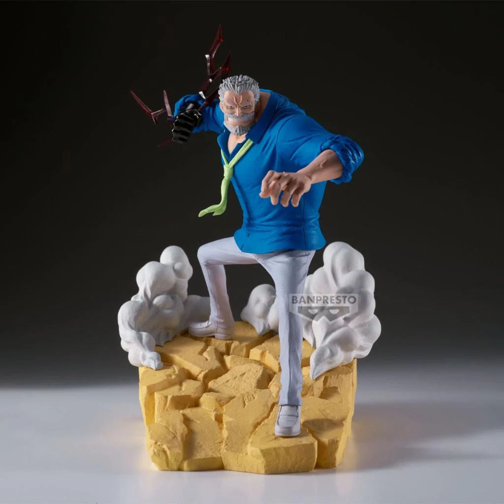 Banpresto Senkozekkei One Piece Monkey D. Garp Figure, 19cm
