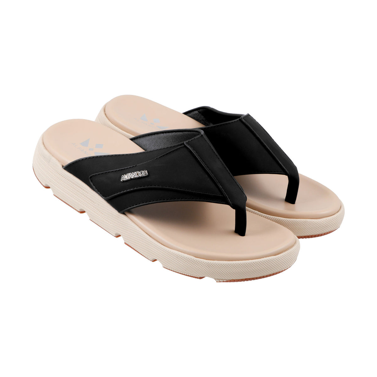 AL FANOOS Men's Medicated Sandals with Microfiber Upper, PU Foam Insole & EVA-TPR Sole, Series AFNMN07101