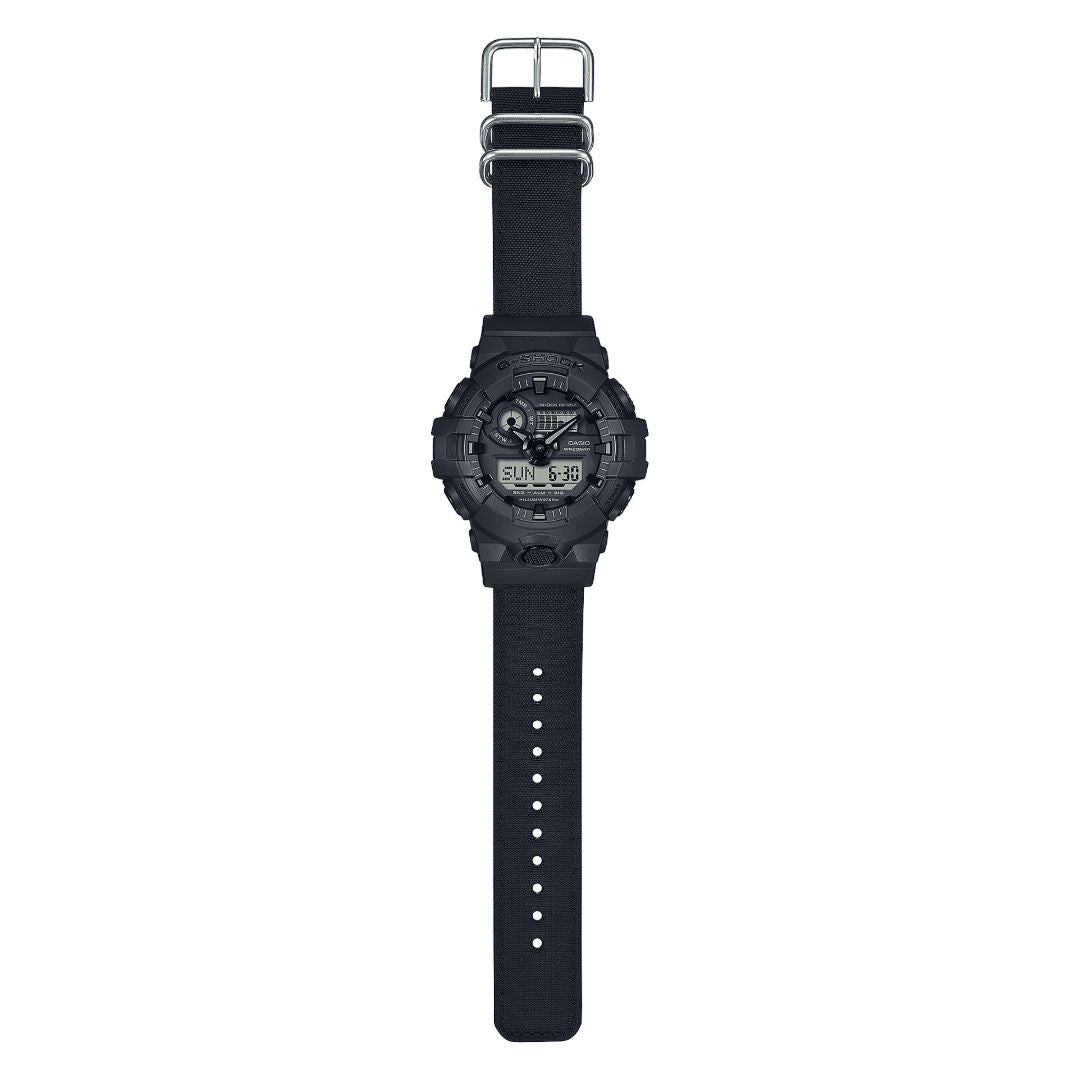 Casio G-SHOCK Analog-Digital Men's 700 Series Watch, Black, GA700BCE-1A