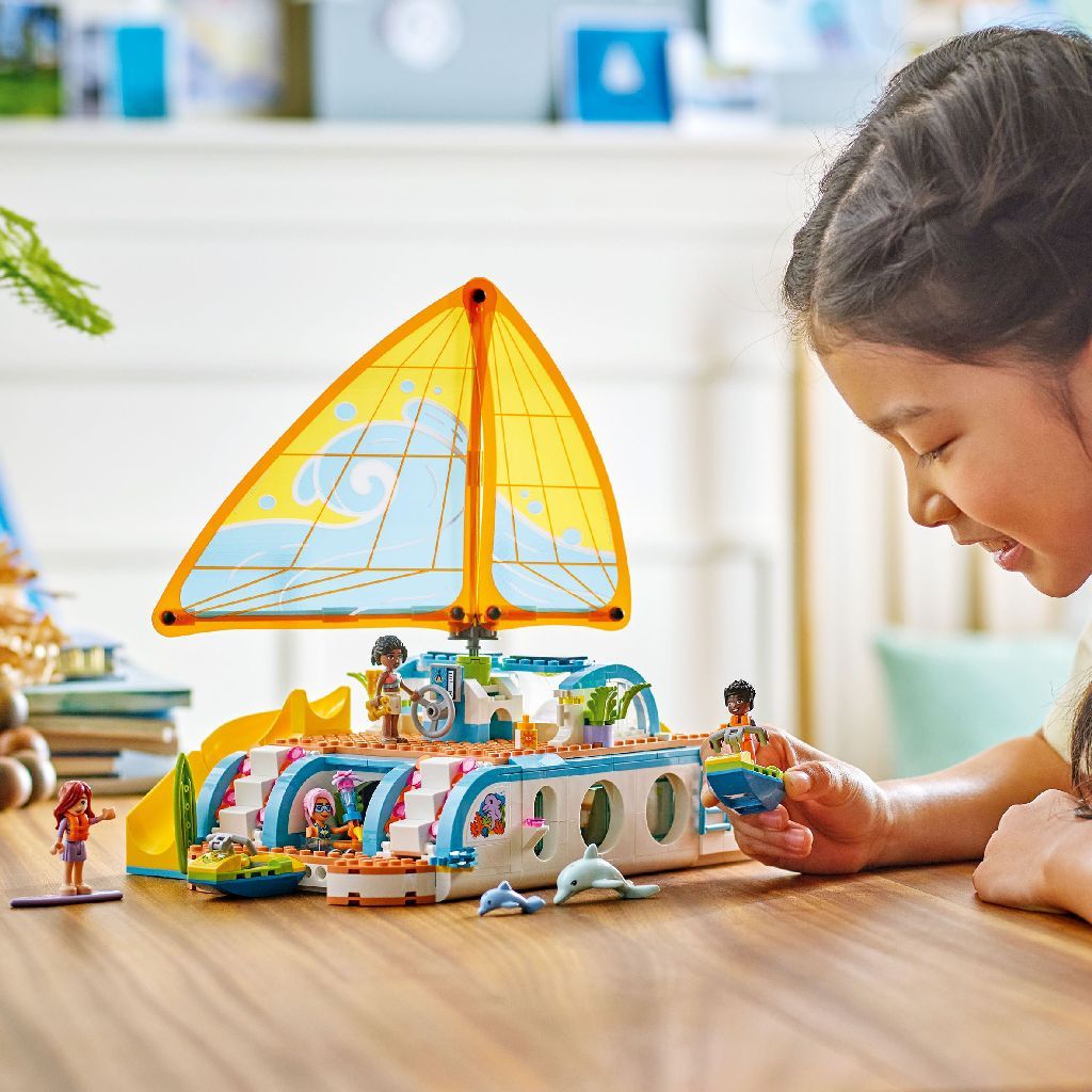 LEGO Friends Travel Boat Adventure Building Set for Ages 8+, 685 Pieces