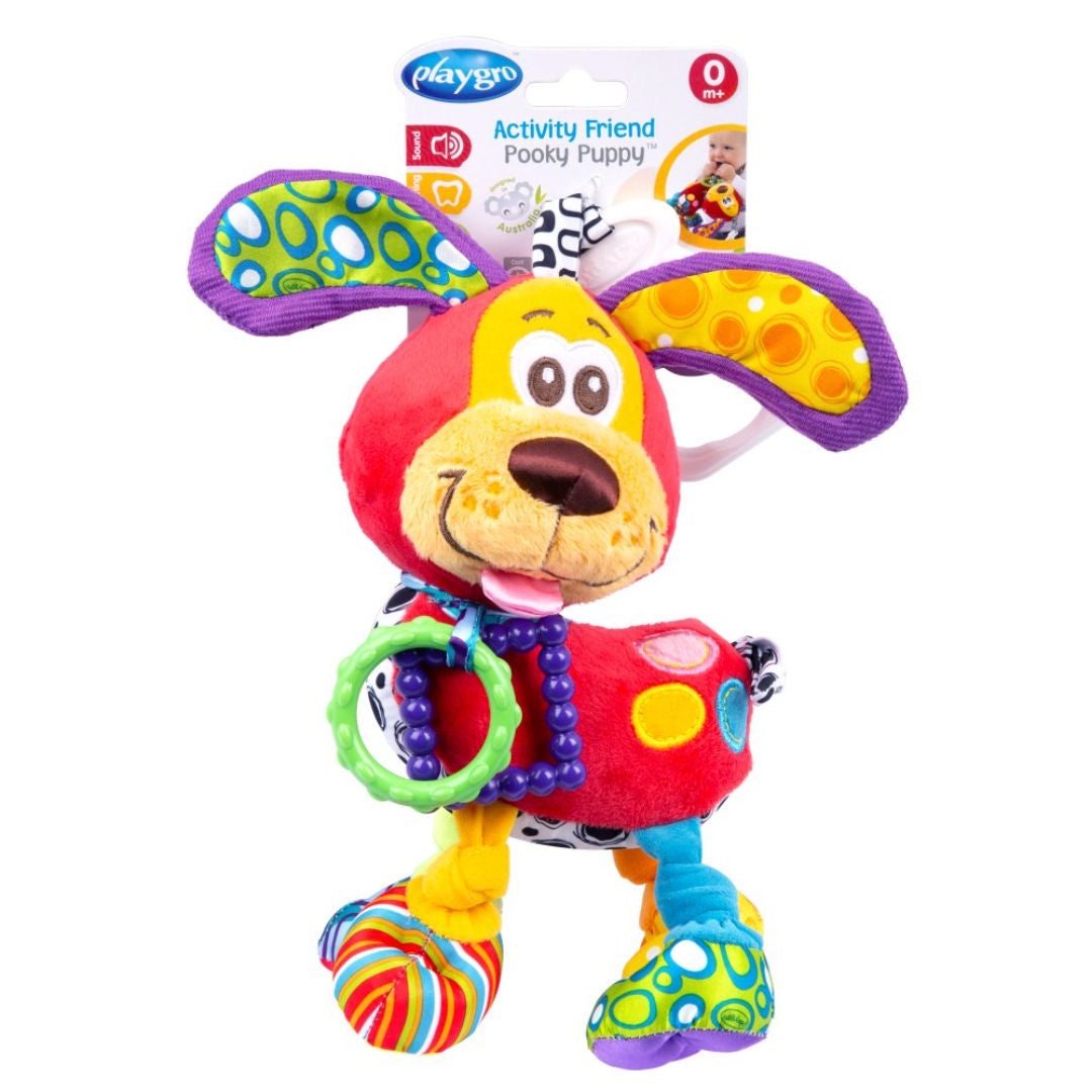 Activity Friend Pooky Puppy Hanging Toy