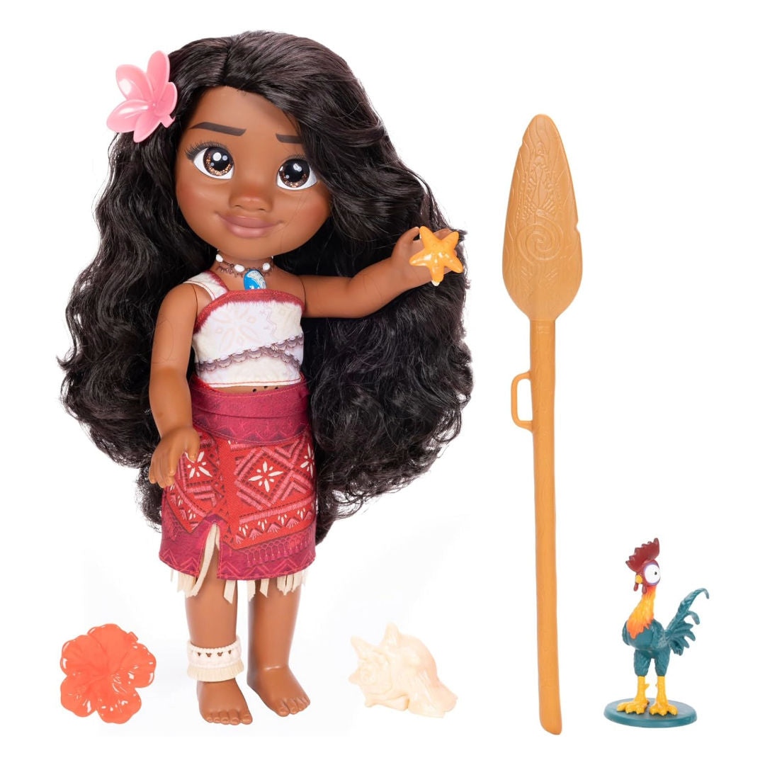 Disney Moana 2 My Singing Friend Moana Doll & Heihei Figure Playset, For Age 3+ Years