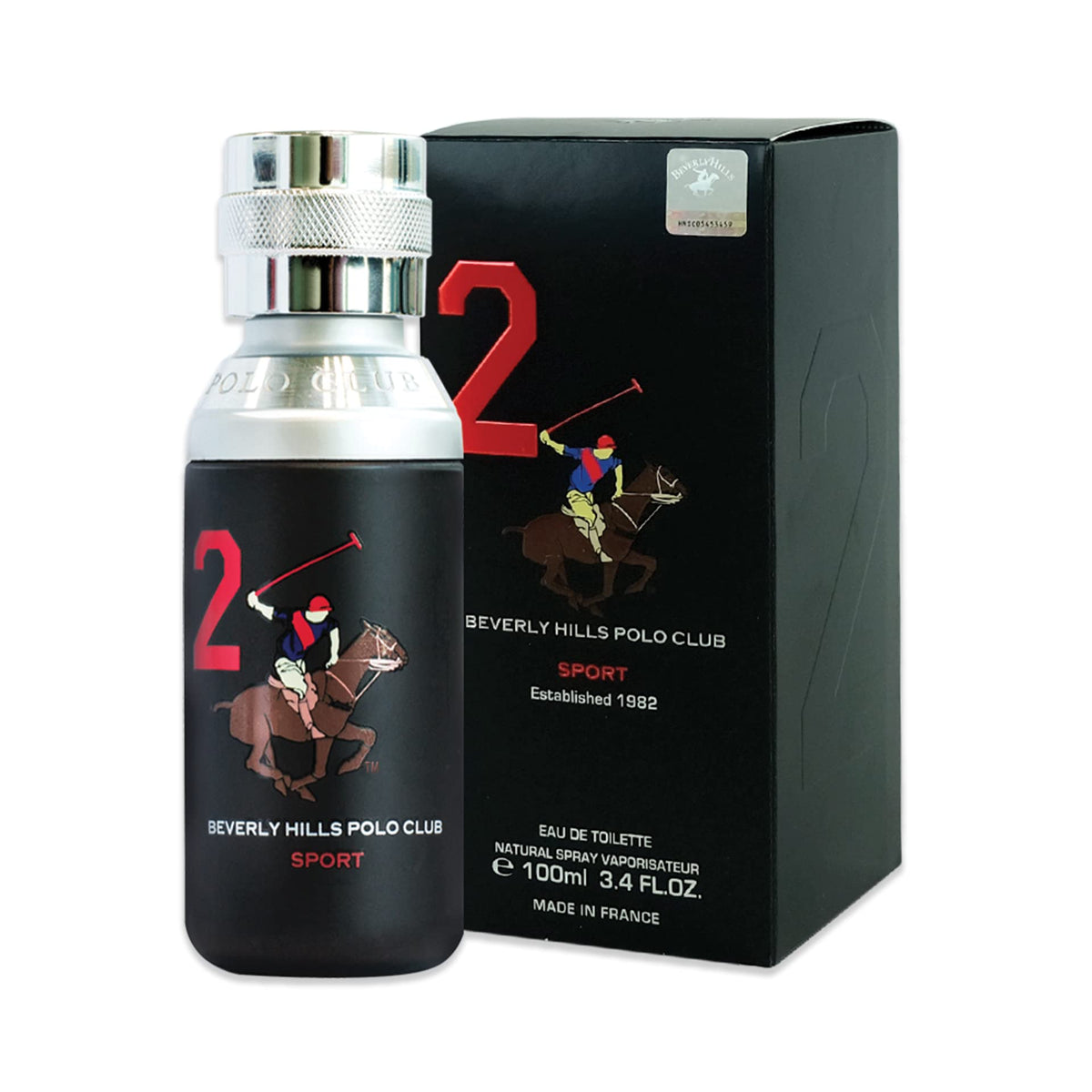 Beverly Hills Polo Club Sport No. 2 Eau de Toilette for Men, 100ml