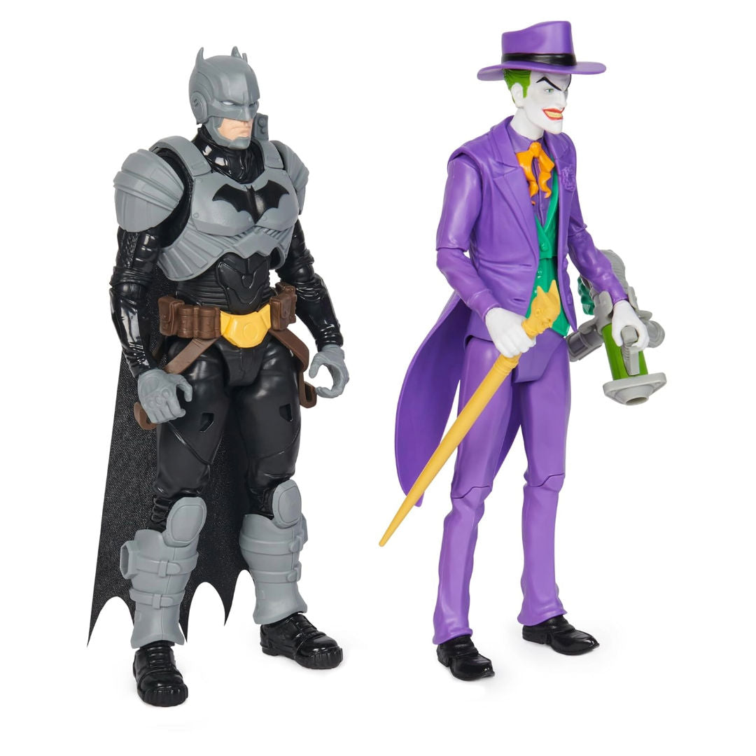 DC Batman Adventures Batman vs The Joker Figure with Accessories, 12 Pieces, For Age 4+ Years