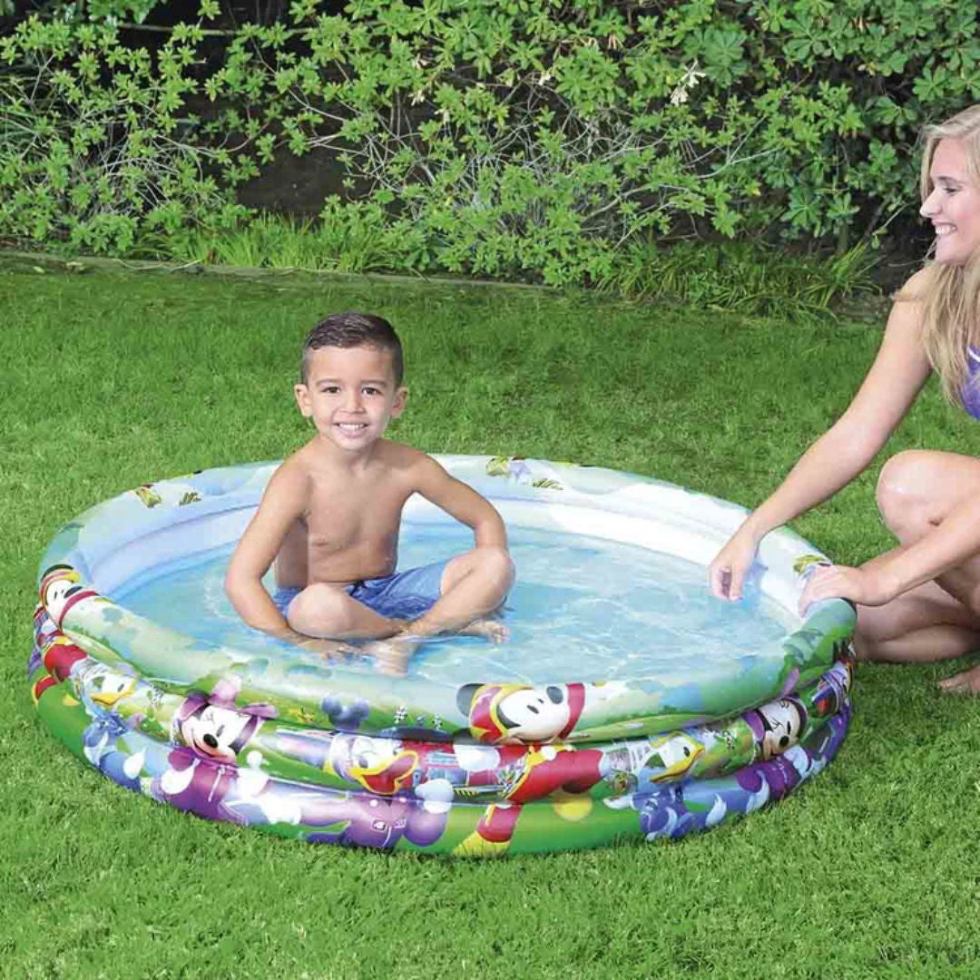 Bestway Disney Junior Mickey and the Roadster Racers 3-Ring Pool 122 x 25cm, 24+ months
