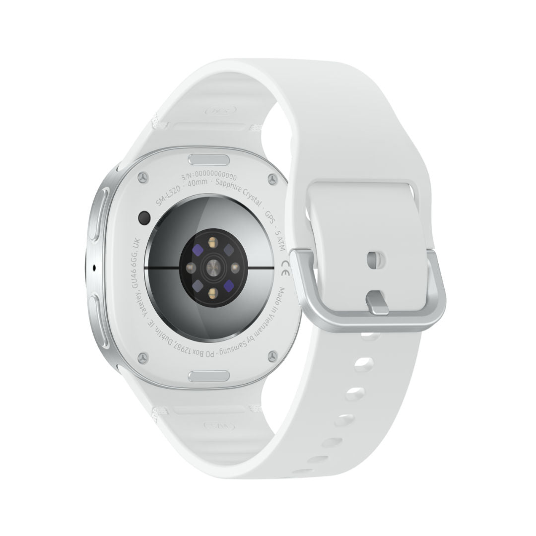 Samsung Galaxy Watch8 Bluetooth 40mm Smartwatch, Sapphire Glass & Armor Aluminum, 5ATM + IP68