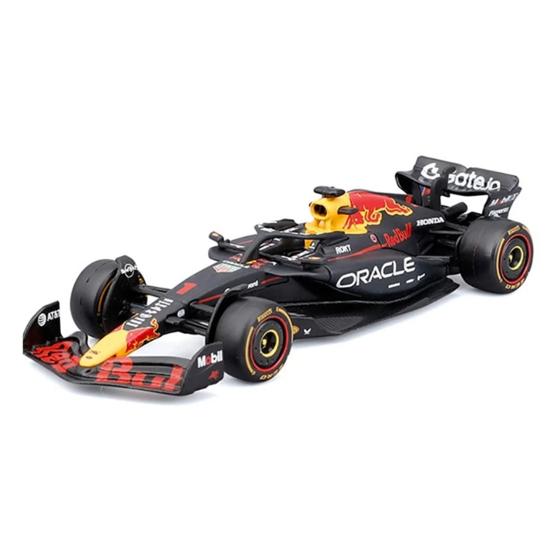 Bburago Race F1 2025 Oracle Red Bull Racing F1 RB21 1 Max Verstappen Die-Cast Car 1:43, Black/Red/Yellow, 3+ Years
