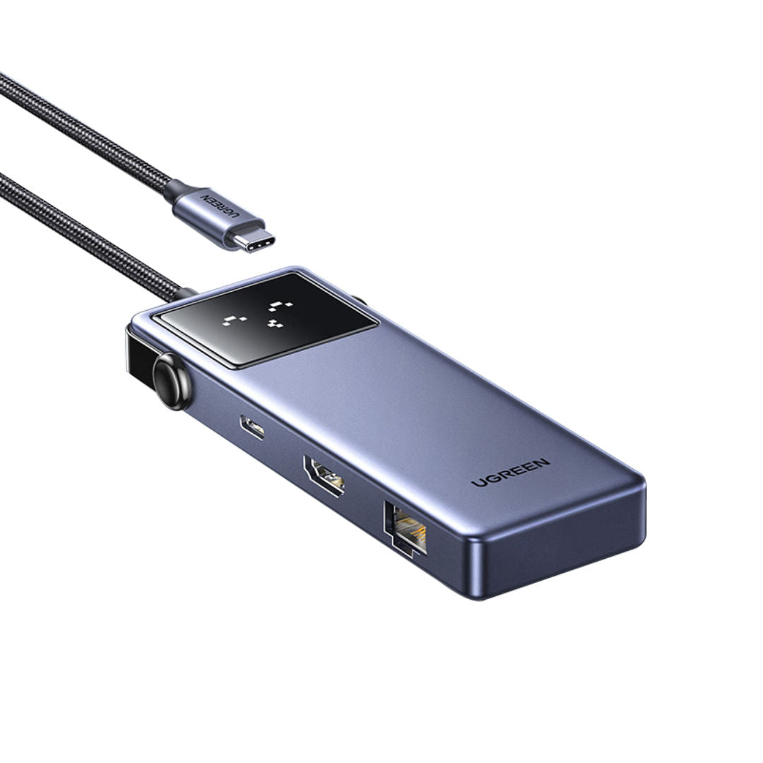 UGREEN CM888 Uno 7-in-1 USB-C Hub with 4K HDMI, Gigabit Ethernet, USB-A, USB-C and 100W Power Delivery