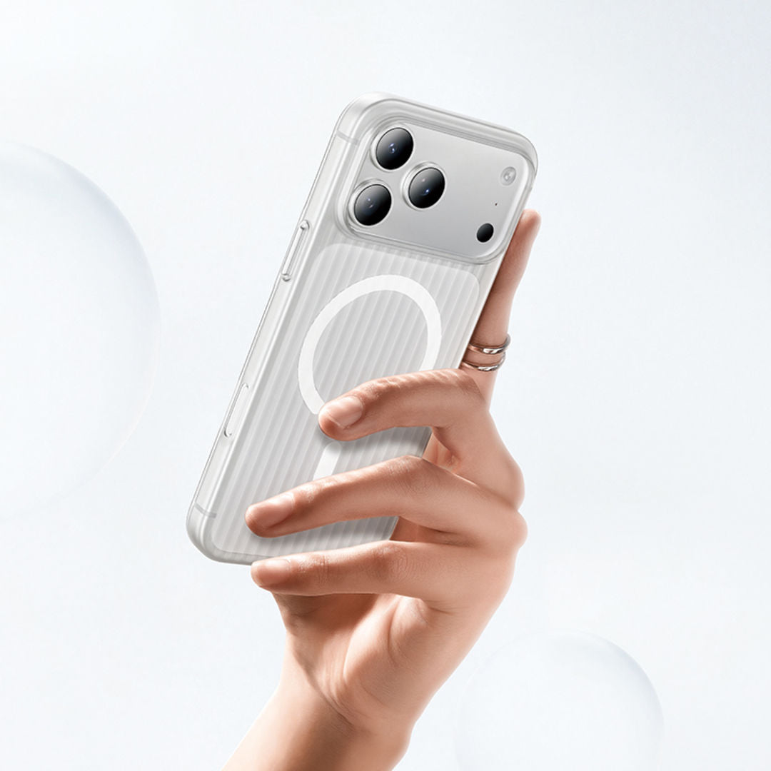 Hoco Fog Magnetic Protective Case for iPhone 18 Pro Max, iPhone 17 Pro Max, Matte Semi-Transparent, Anti-Fingerprint