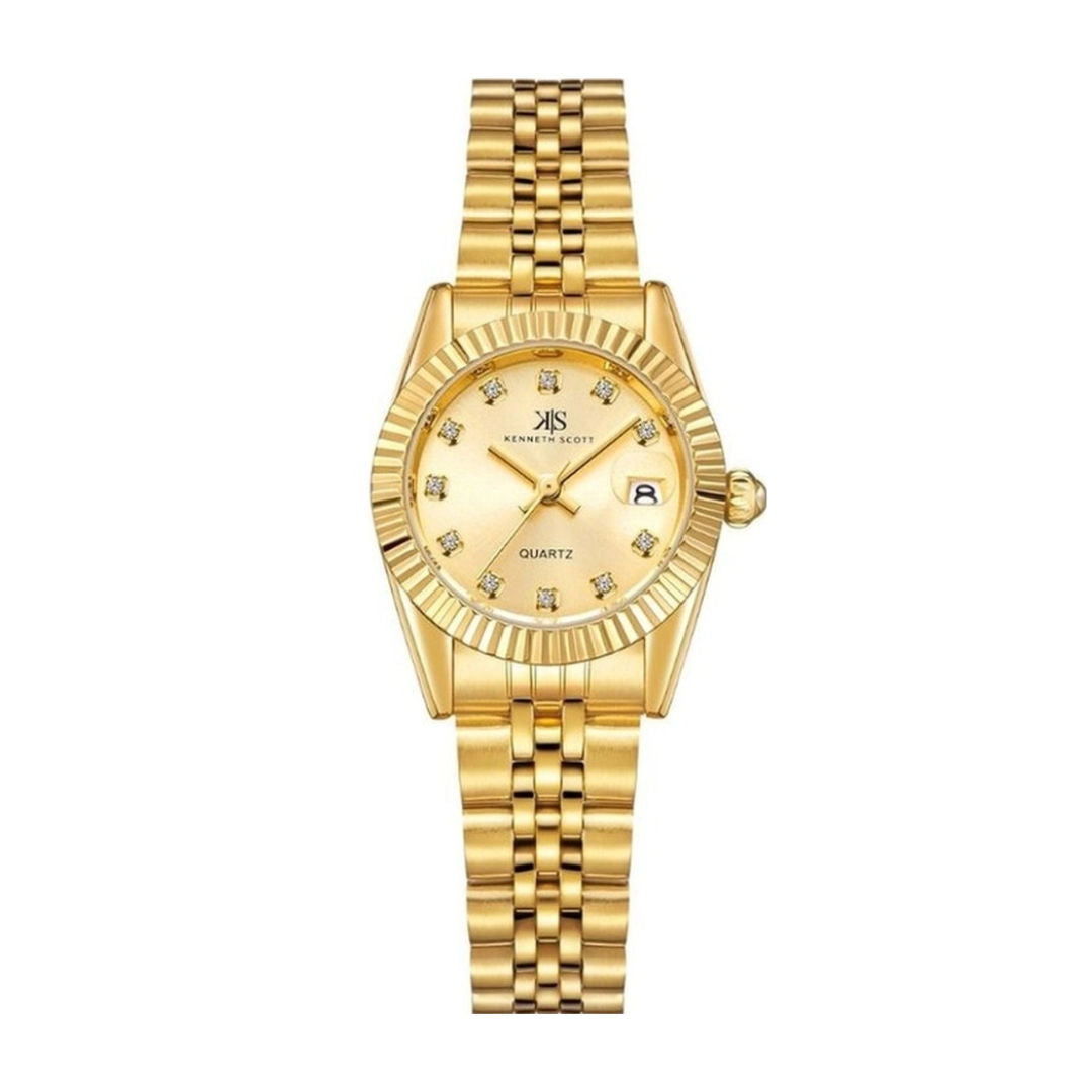 Kenneth Scott Women's Analog Watch, K22536-GBGC