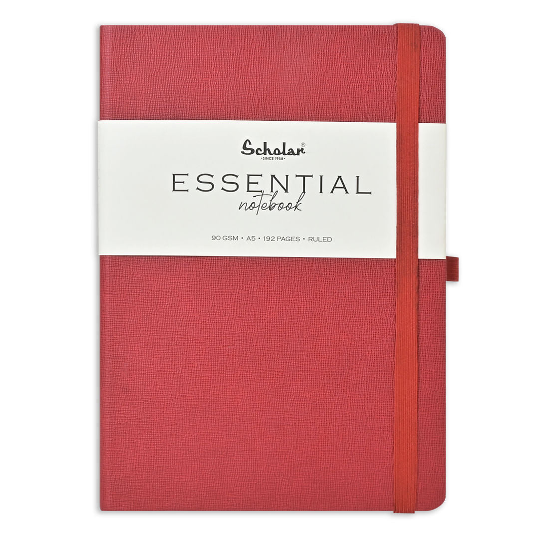 Scholar A5 Essential Notebook, 90gsm, 192 Pages, ESN2