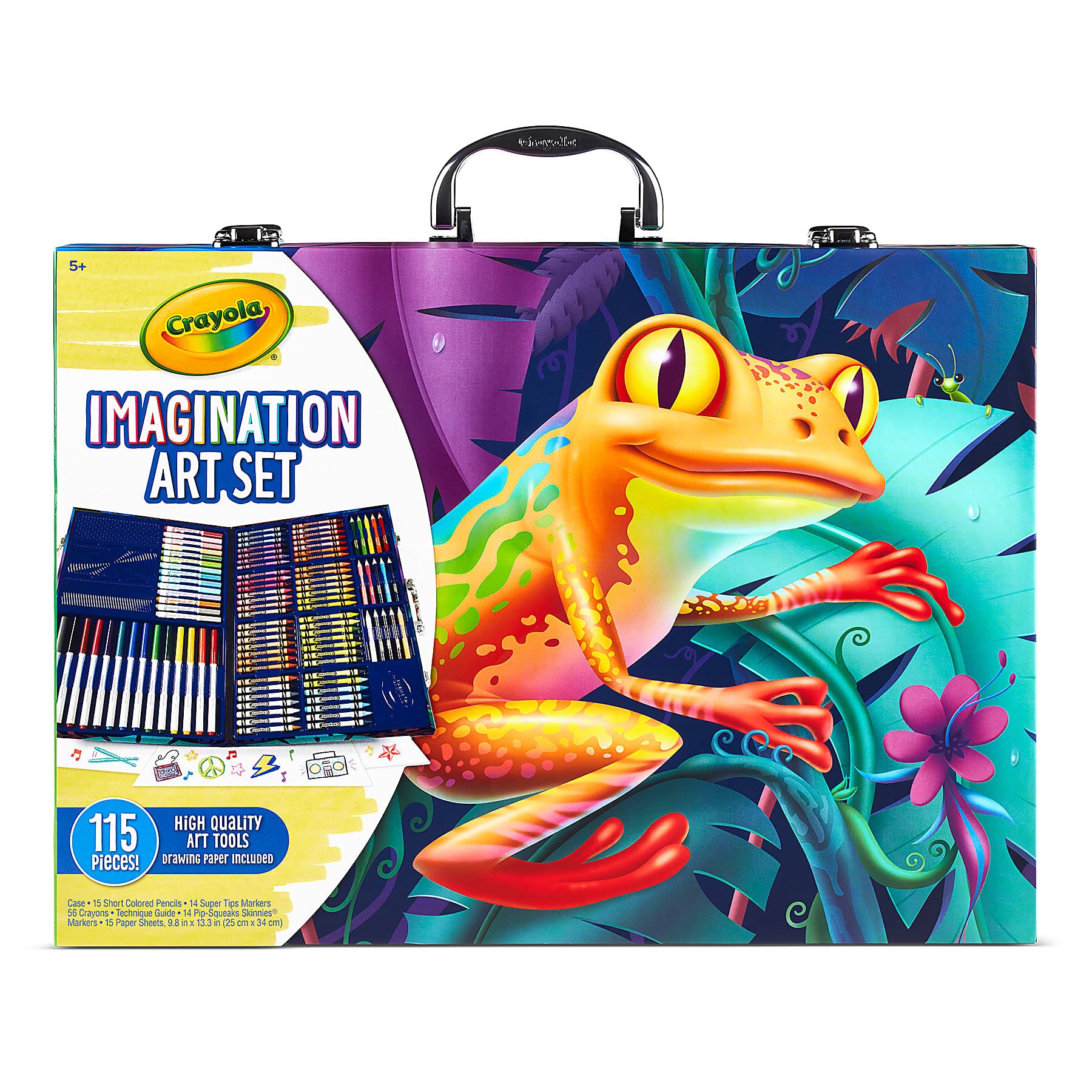 Crayola Imagination Art Set With Case, 115 Pieces
