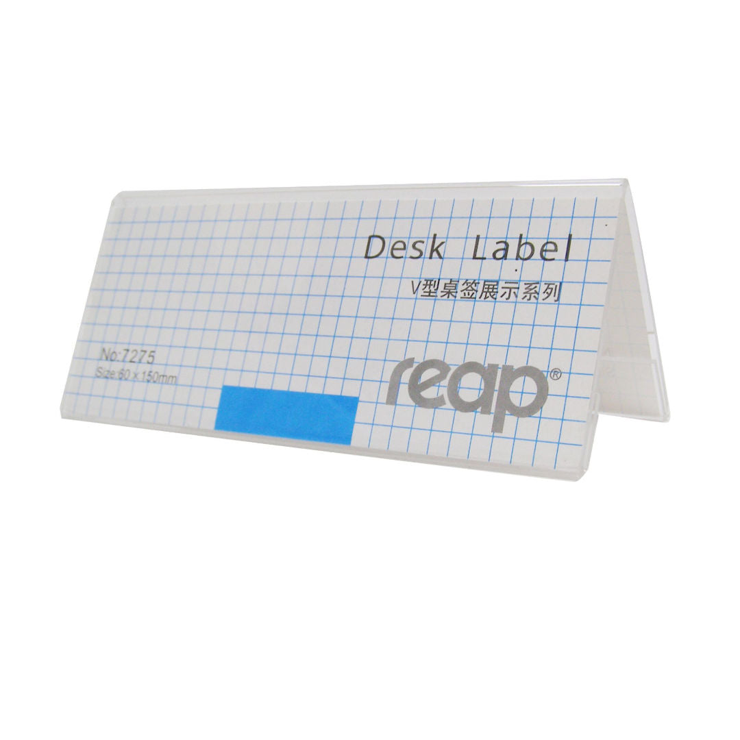 RSC Reap Acrylic Desk Label Holder