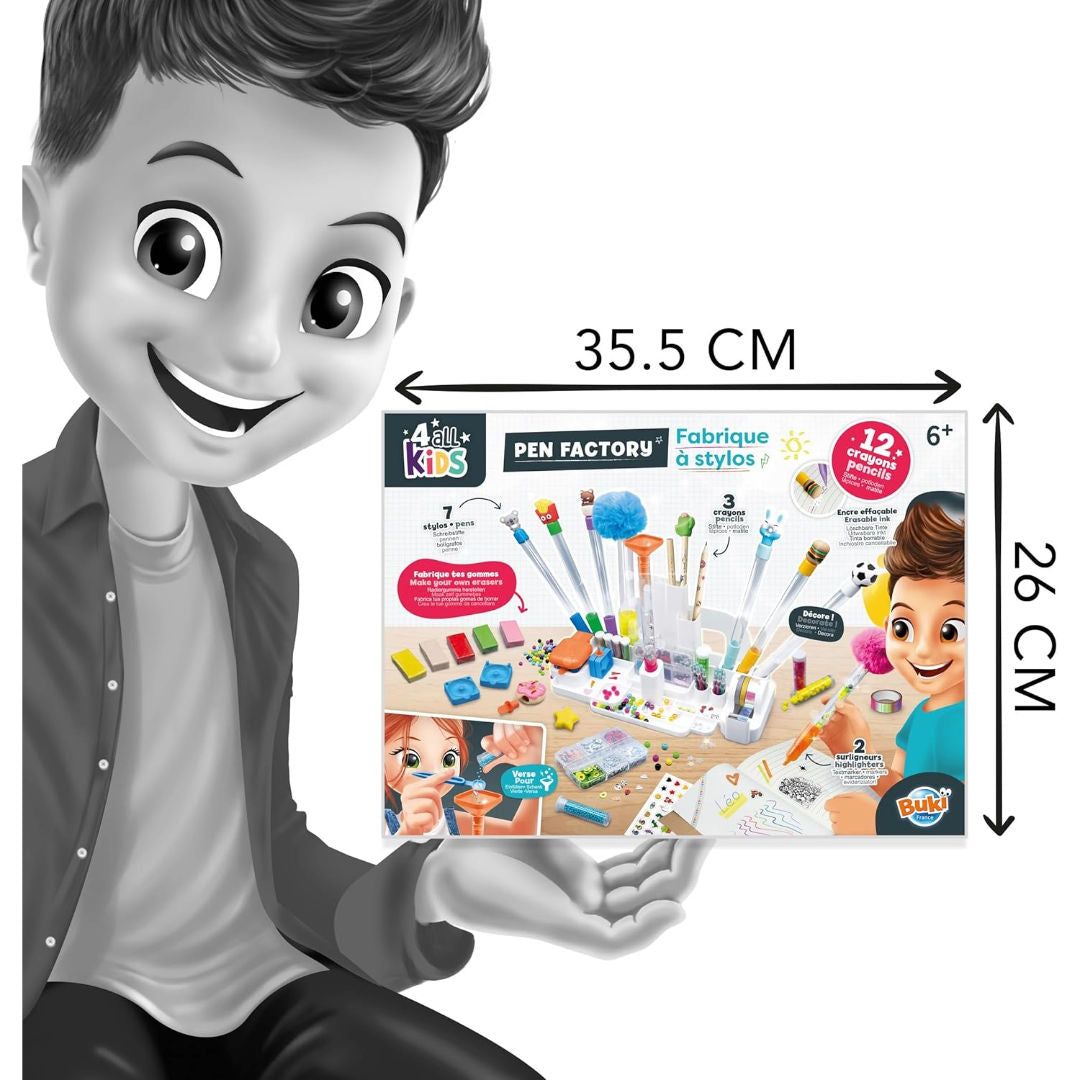 Buki France 4 All Kids Pen Factory Activity Kit, 6+ Years