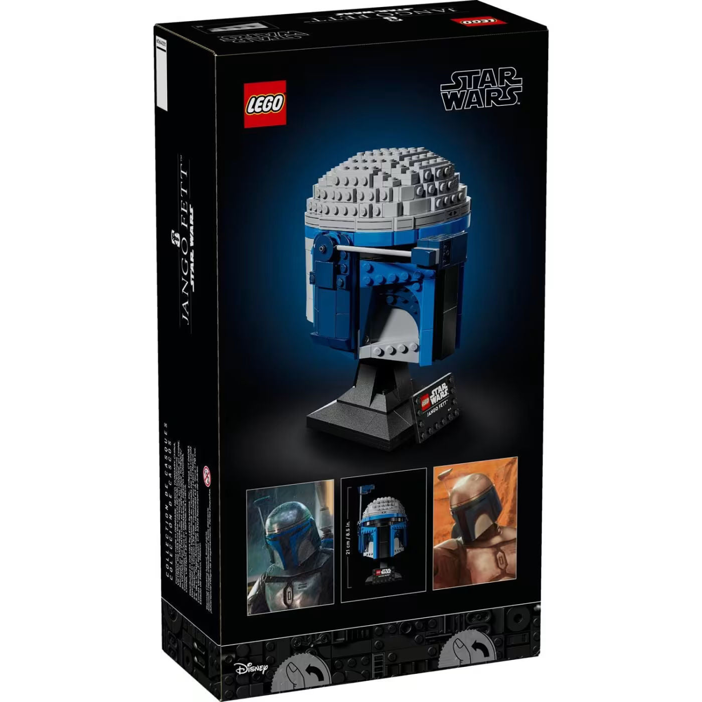 LEGO Star Wars Jango Fett Helmet Building Set for Adults 18+, 616 Pieces
