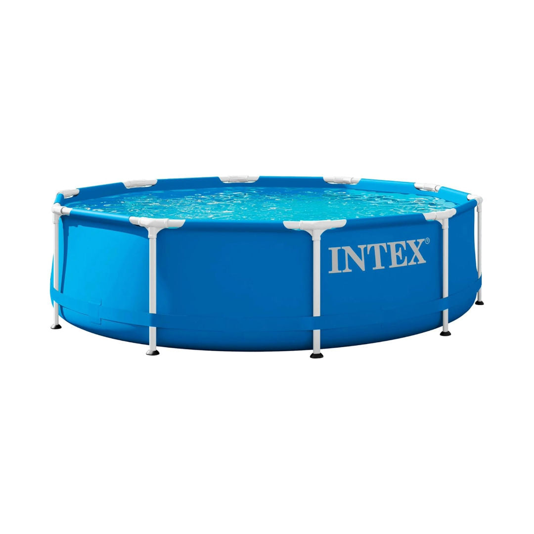 Intex 8-FT Metal Frame Pool, Set-up Size: 2.44mx51cm