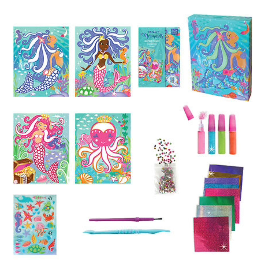 Box CanDIY Totally Mermaids Sand and Foil Art Set, 6+ years