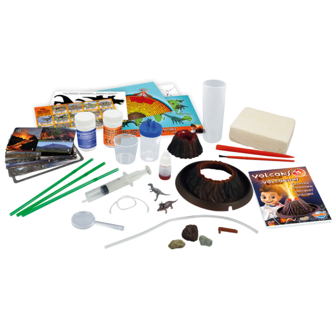 Buki France Volcanoes & Dinosaurs DIY Science Kit, 8+ Years