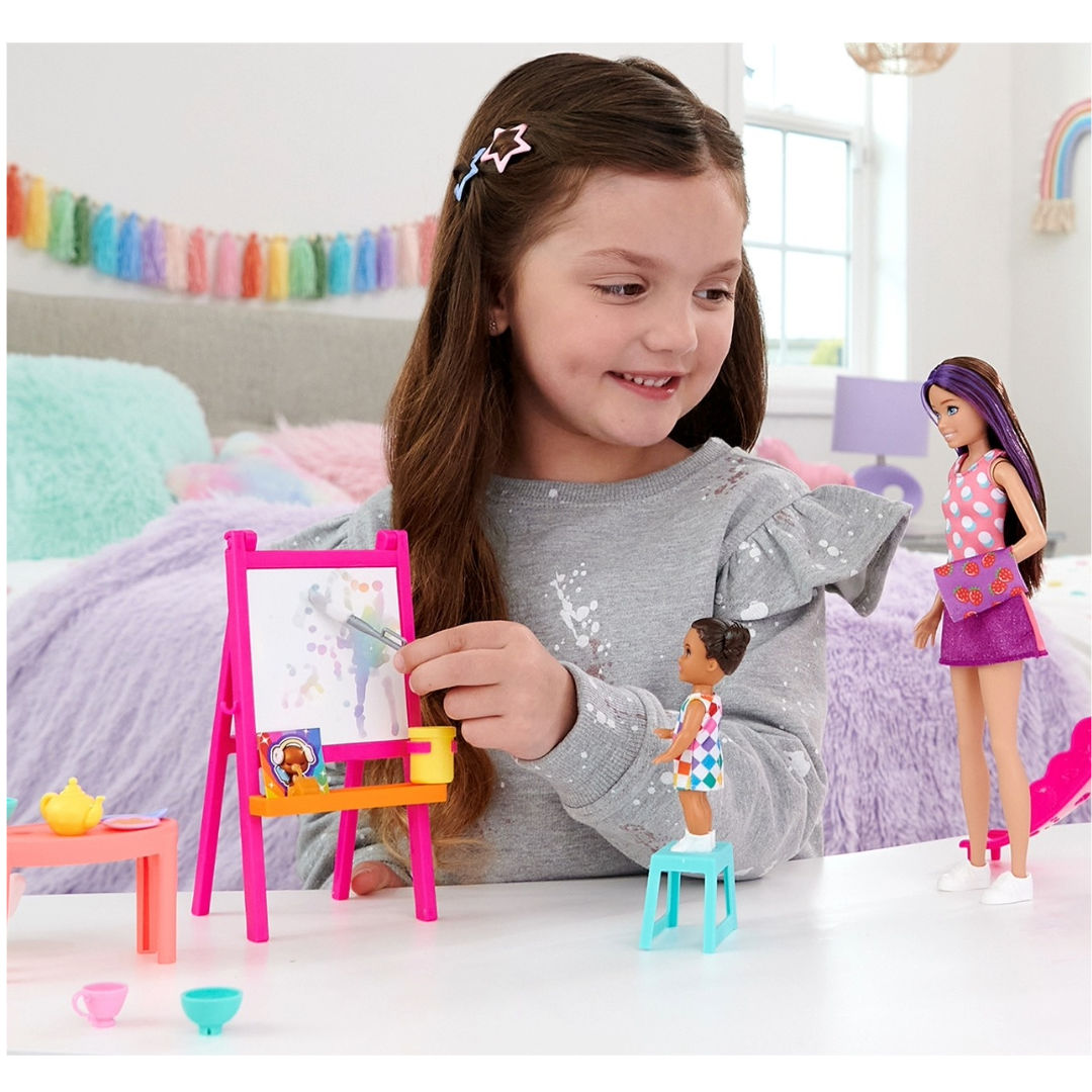 Barbie Skipper First Jobs Babysitters Ultimate Daycare Playset With 3 Dolls, Furniture & 15+ Accessories