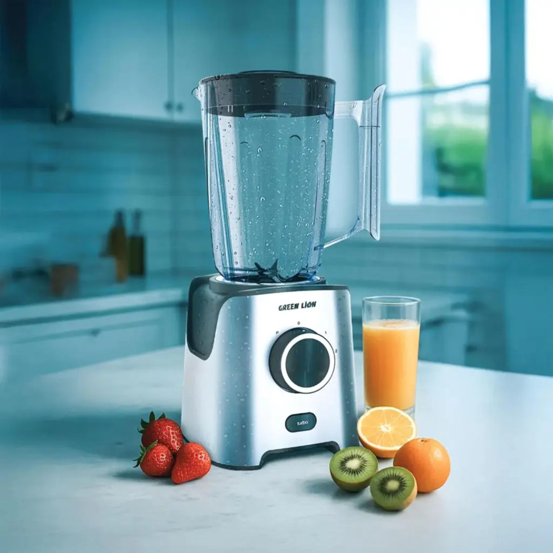 Green Lion Jet Blend Pro Juice Blender 650W, High-Performance Portable Blender, Gray