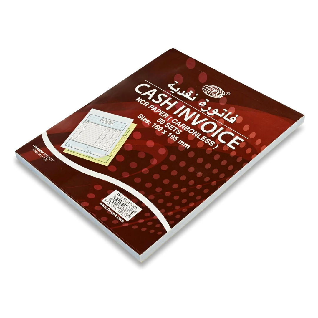 FIS Cash Invoice NCR Book, 50 Sheets