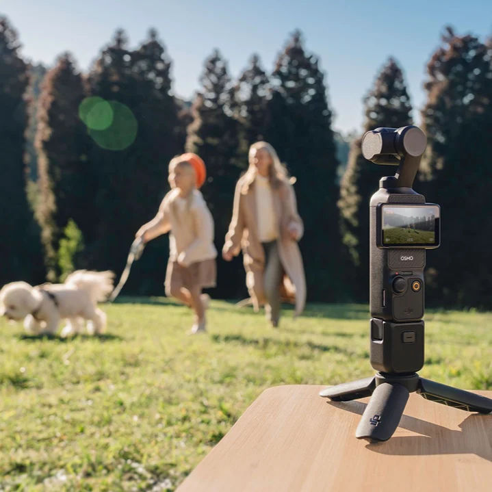 DJI Osmo Pocket 3, 4K Handheld Gimbal Camera with 3-Axis Stabilization, 2-Inch Rotatable OLED Touchscreen