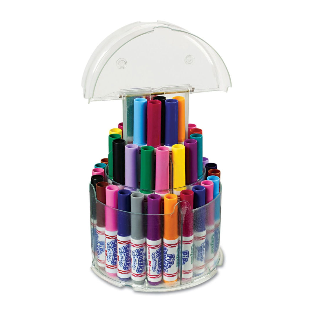 Crayola PiP-SQUEAKS Telescoping Marker Tower Set, 50 Pieces