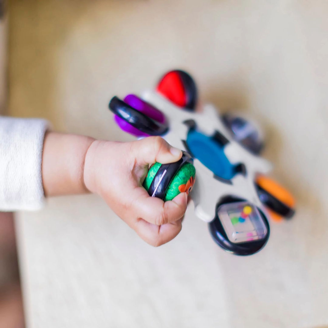 Baby Einstein Curiosity Clutch Sensory Toy, 3 Months+