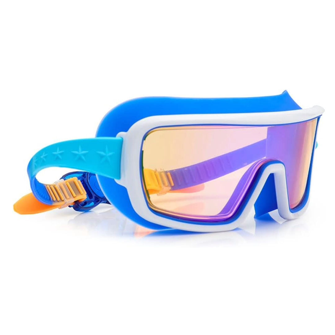 Bling2O Gadget Green Prismatic Swim Goggles, 5+ years