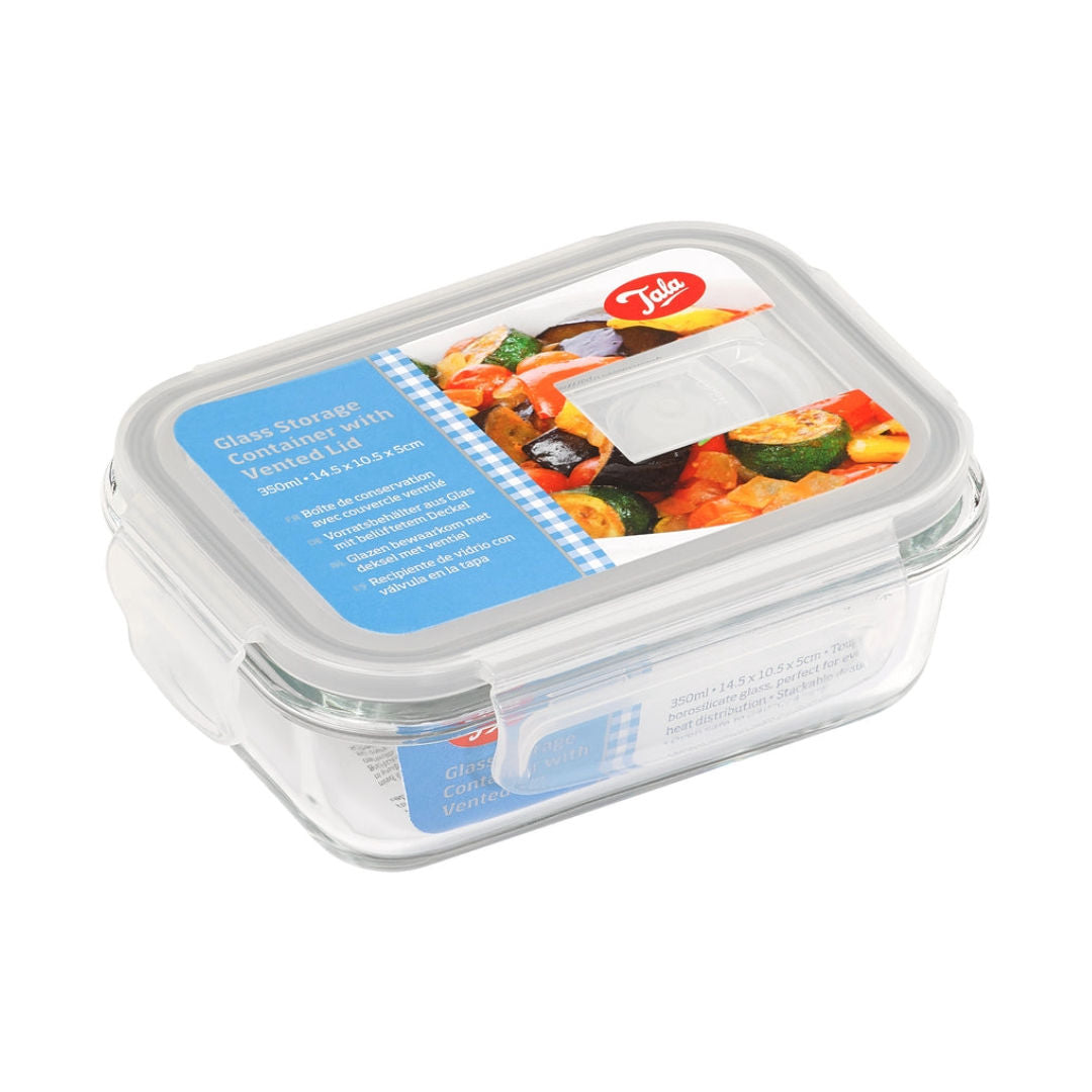 Tala Glass Storage Container With Vent Lid