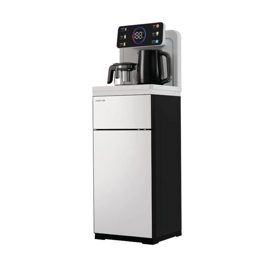 Green Lion Tea Bar Machine Water & Tea Dispenser, Instant Hot Beverage Maker, White