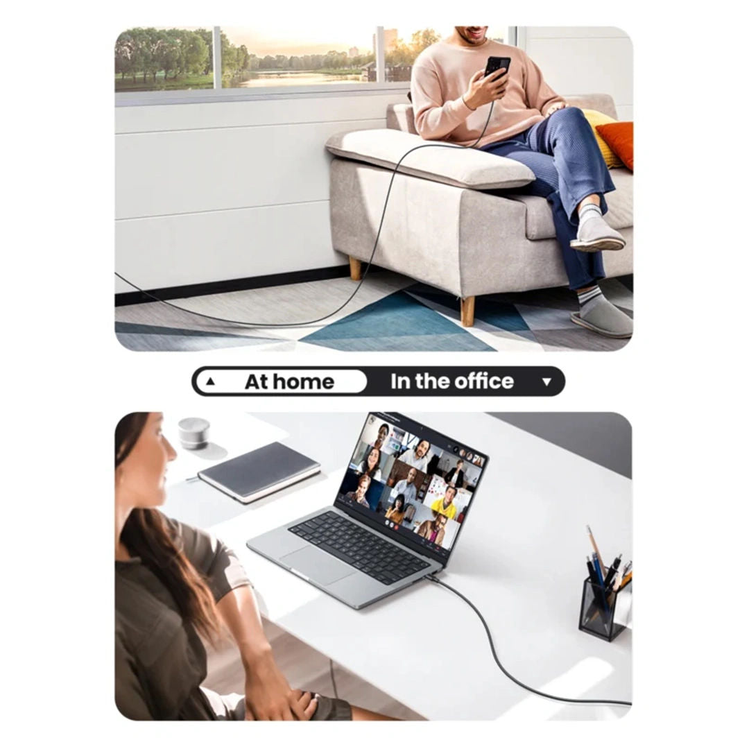 UGREEN US286 USB-C to USB-C 60W Fast Charging and Data Cable, 1 Meter