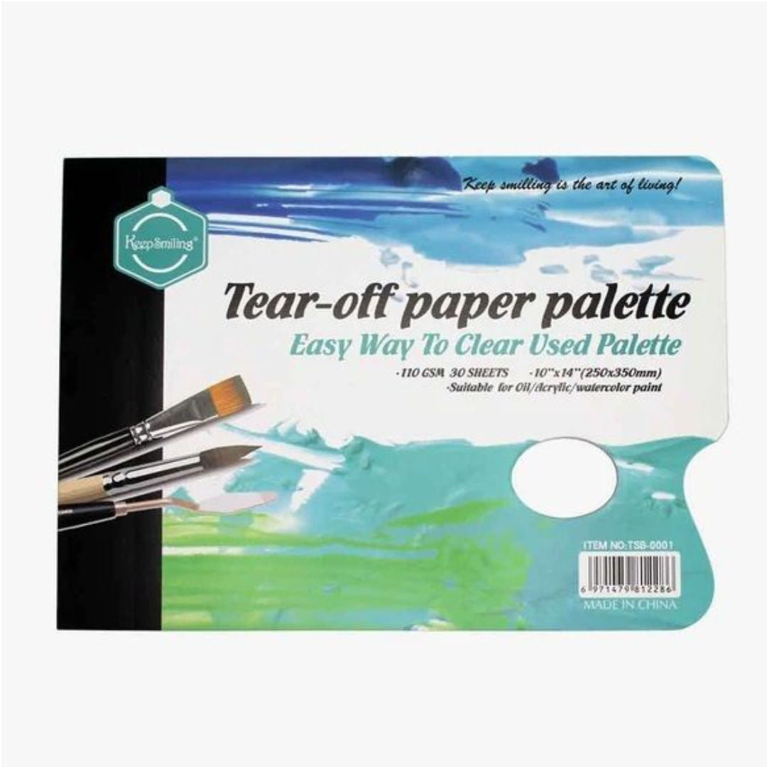 RSC Keep Smiling, 10x14 Inch, Tear-Off Paper Palette, 30 Sheets, K25-170