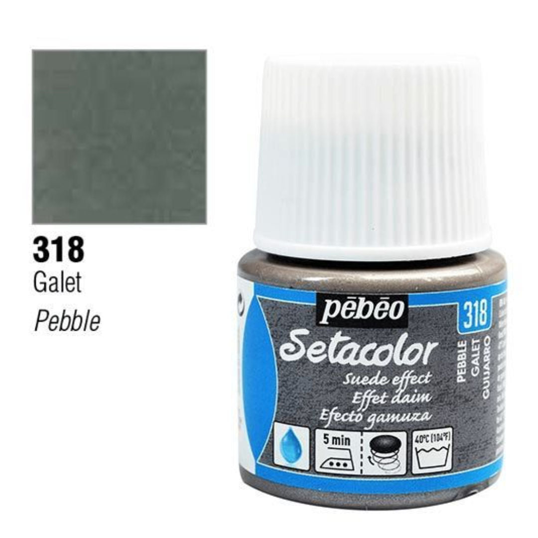 Pebeo Setacolor Opaque Suede Effect, 45 ml