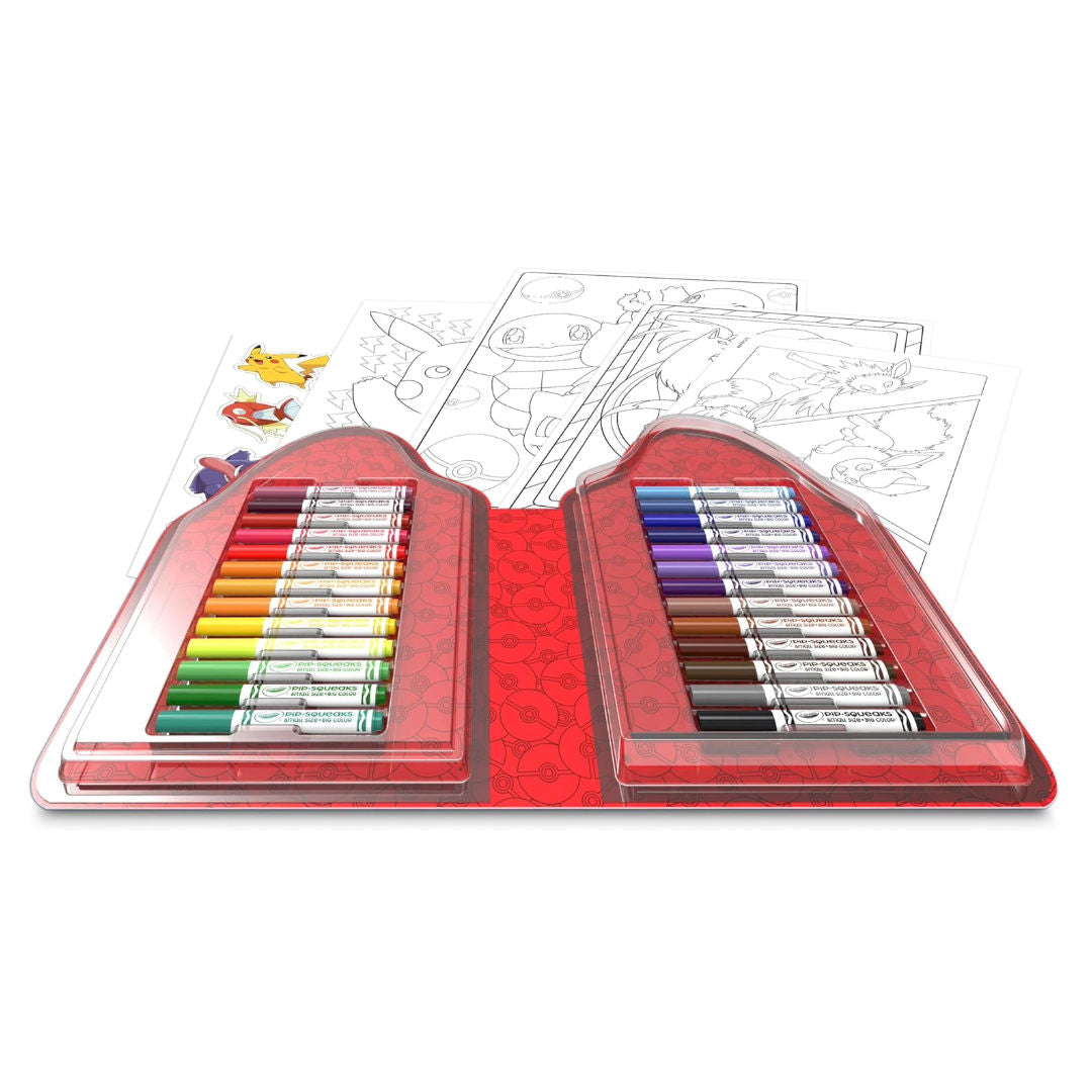 Crayola PoKeMoN Colour & Sticker Kit, 45+ Pieces