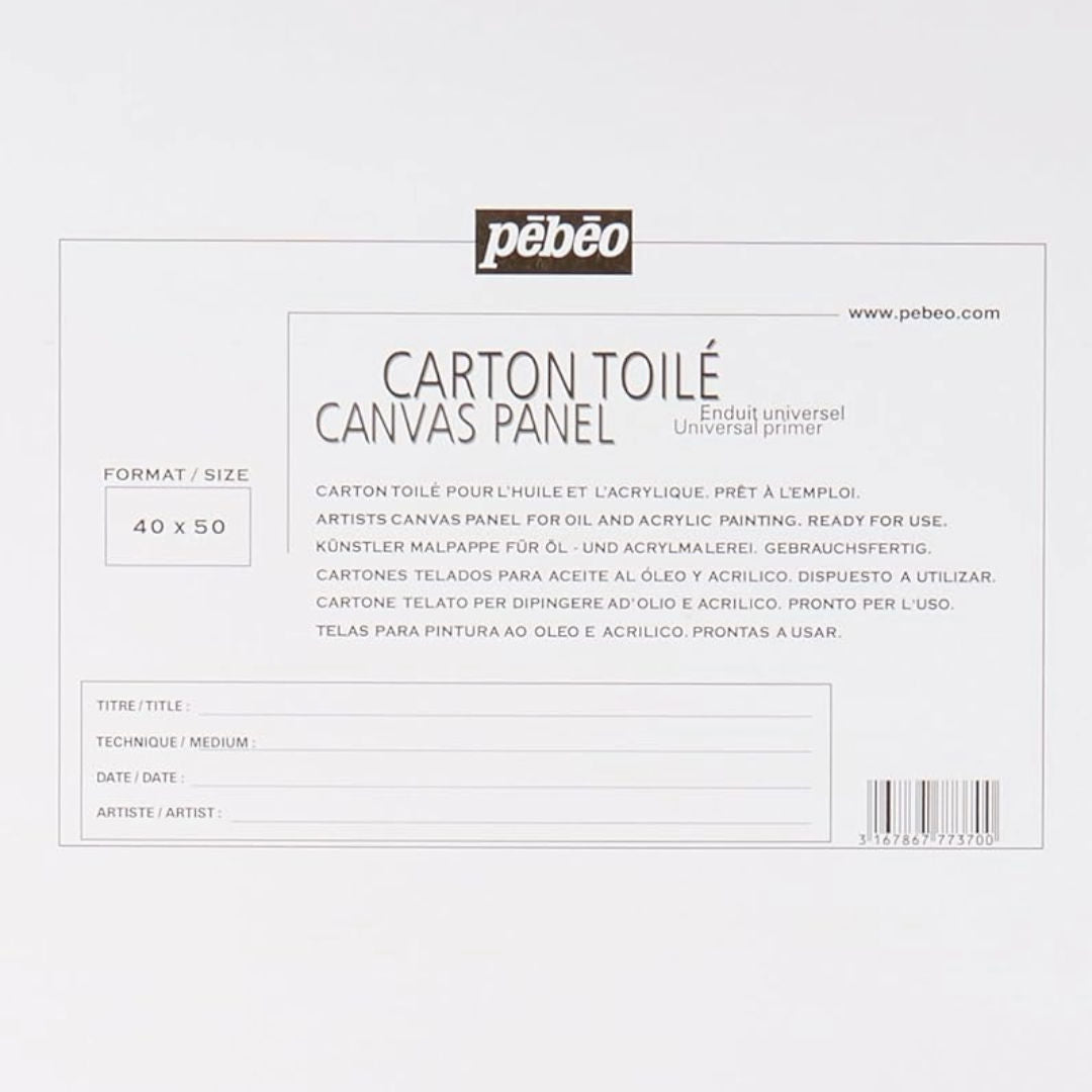 Pebeo Canvas Panel Board