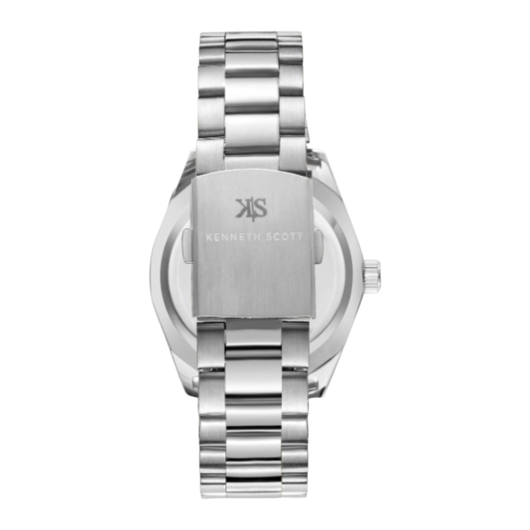 Kenneth Scott Men’s Classic Analog Watch, 40 mm Round Dial, K23025 Series