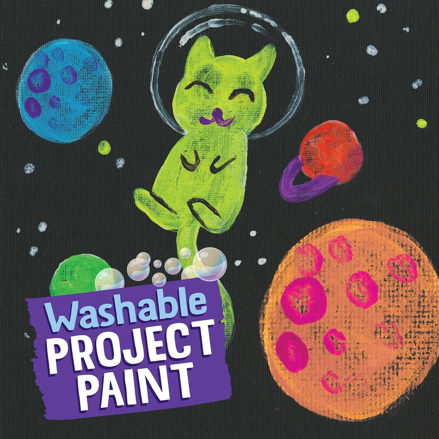 Crayola Washable Project Paint, Neon, 10 Pack