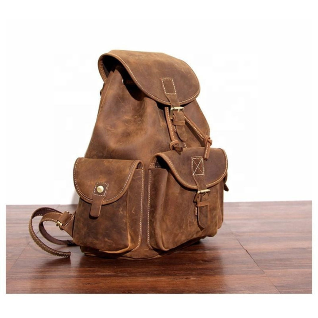 HMZ Premium Genuine Leather Bag, Stylish Everyday & Professional Carry Bag