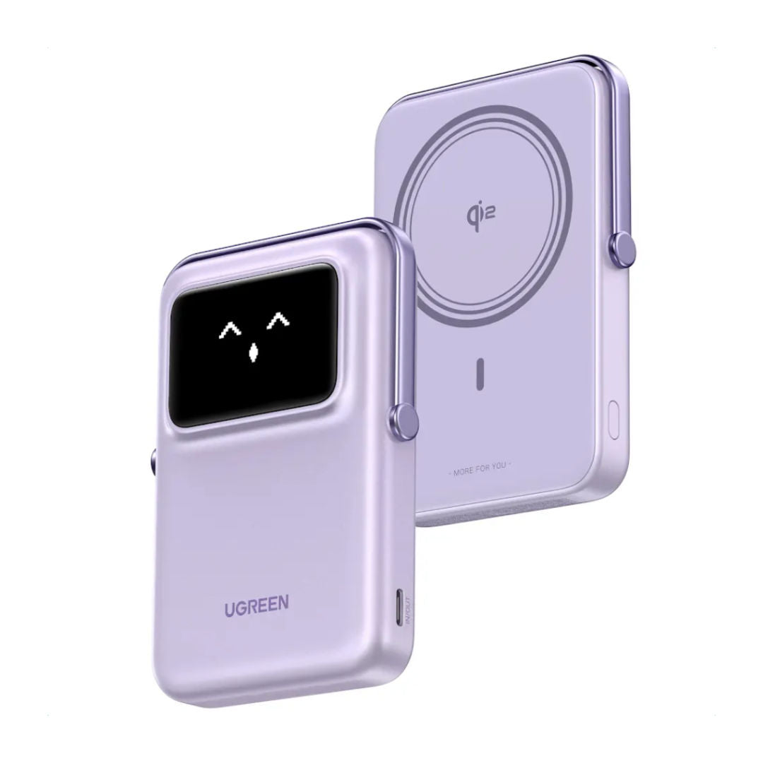 UGREEN PB764 Uno 10000mAh Qi2 Magnetic Wireless Power Bank with 15W Wireless Charging and 20W USB-C Fast Charging