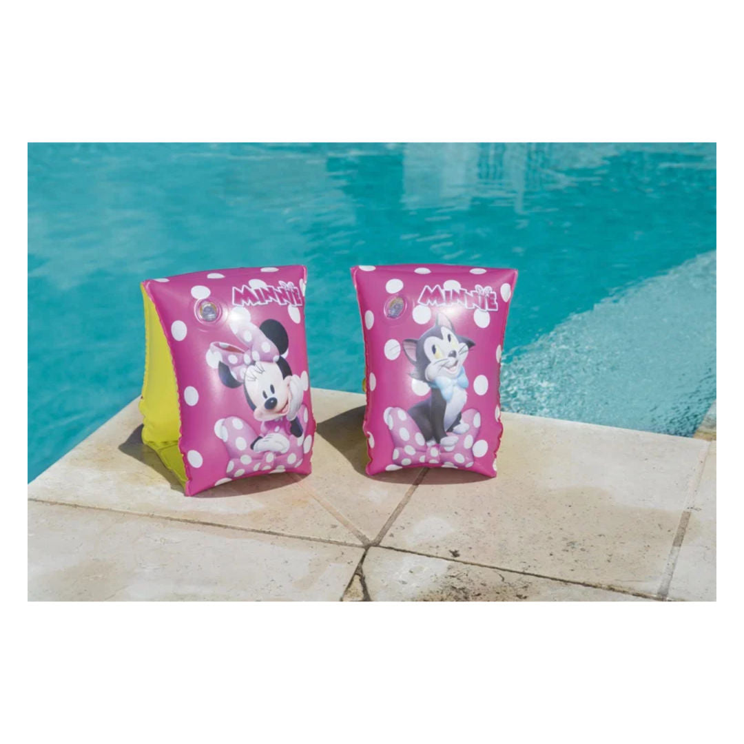 Bestway Disney Minnie Inflatable Arm Bands, 25x15cm, 6 to 12 years
