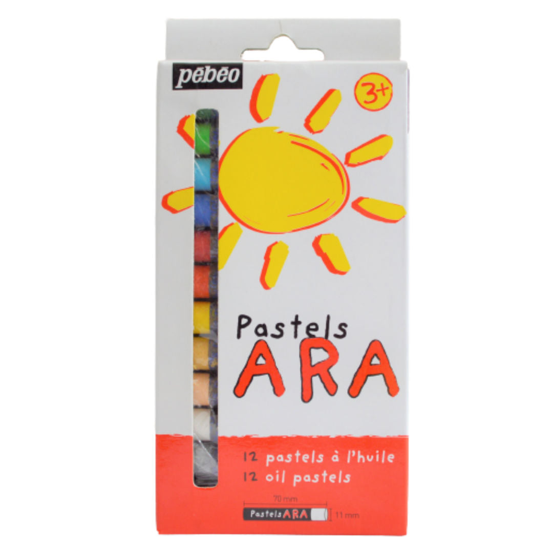 Pebeo 12 Oil Pastels Color Set, 275000
