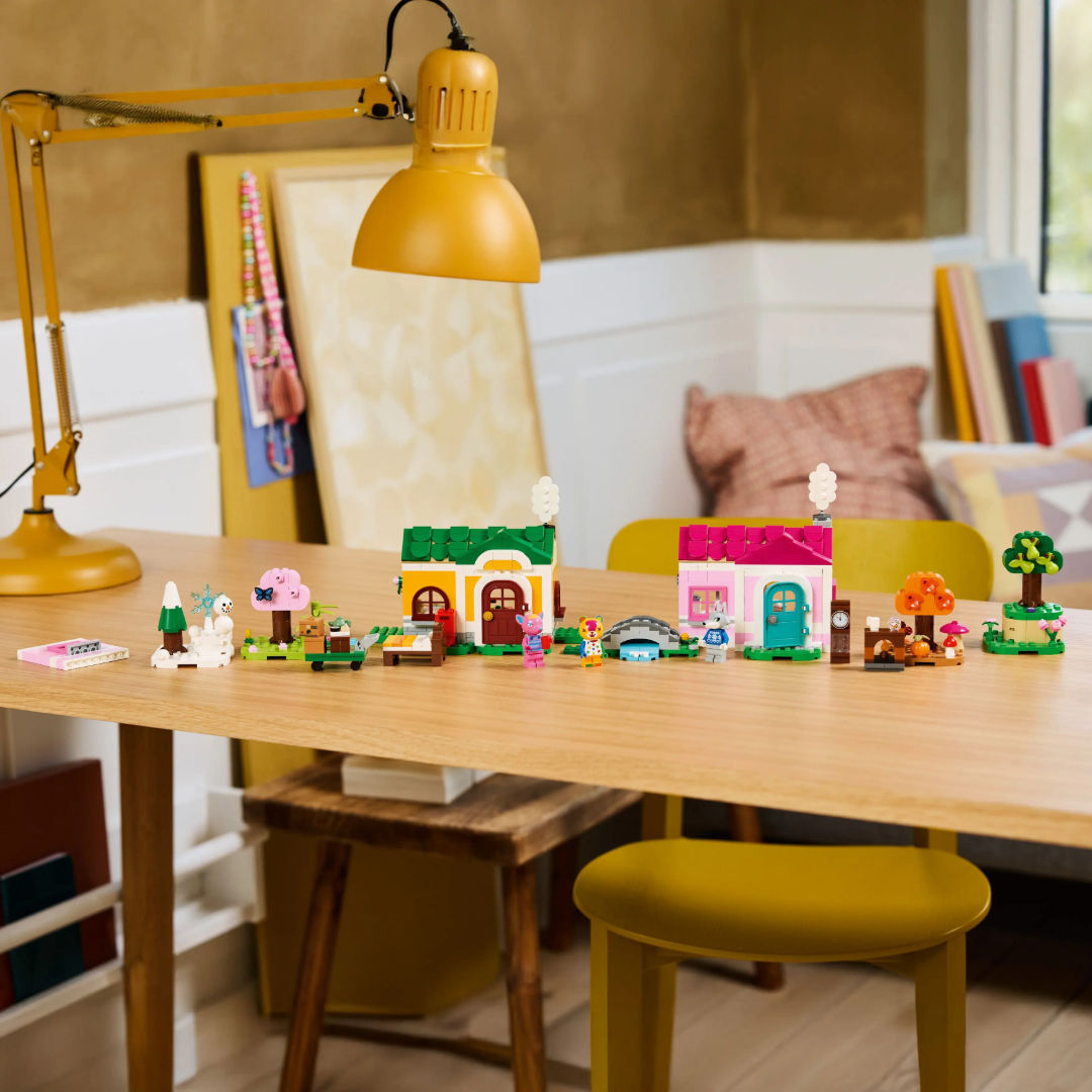 LEGO Animal Crossing Creative Houses Toy Building Set, For Age 7+ Years