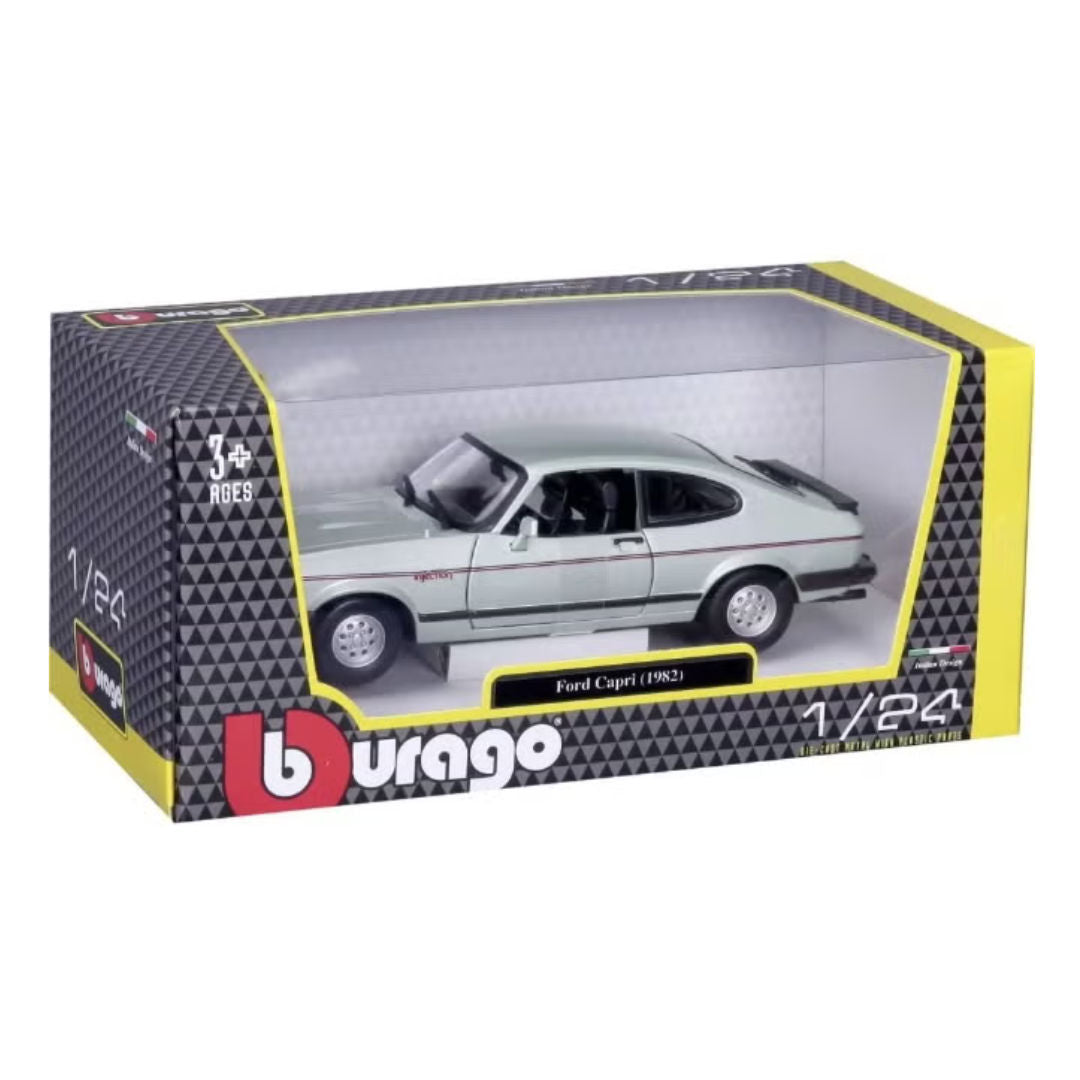 Bburago 1982 Ford Capri GT, Die-Cast Car, 1:24, Green
