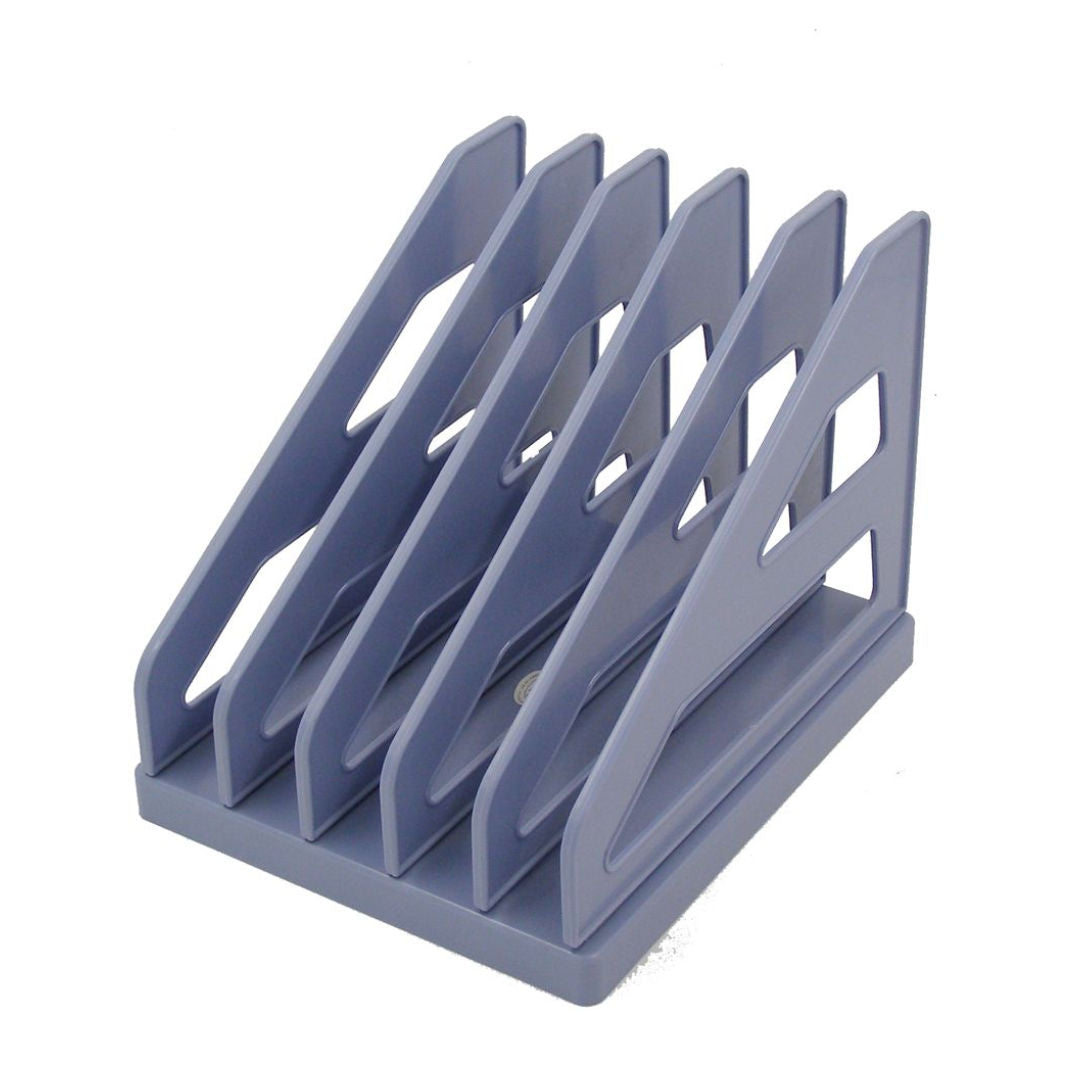 RSC Plastic 5 Compartment File Rack