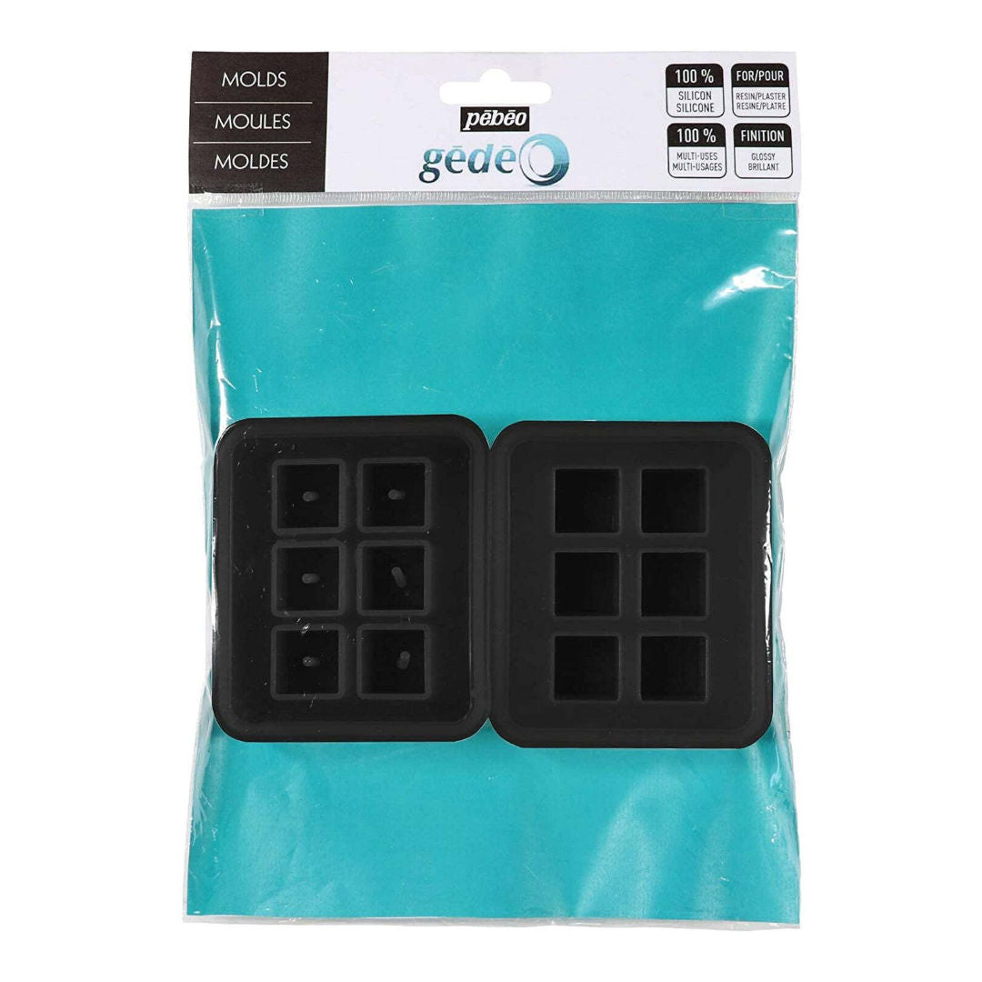 Pebeo Gedeo Silicone Cube Mould Set, 2 pieces, 766134