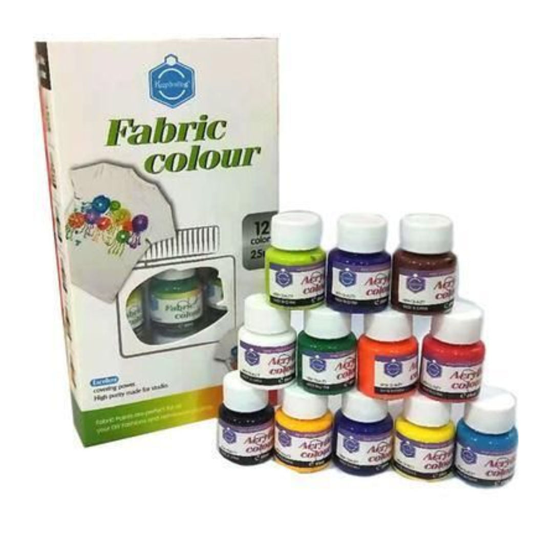 RSC Keep Smiling Fabric Color Set, 12x25ml, K25-058